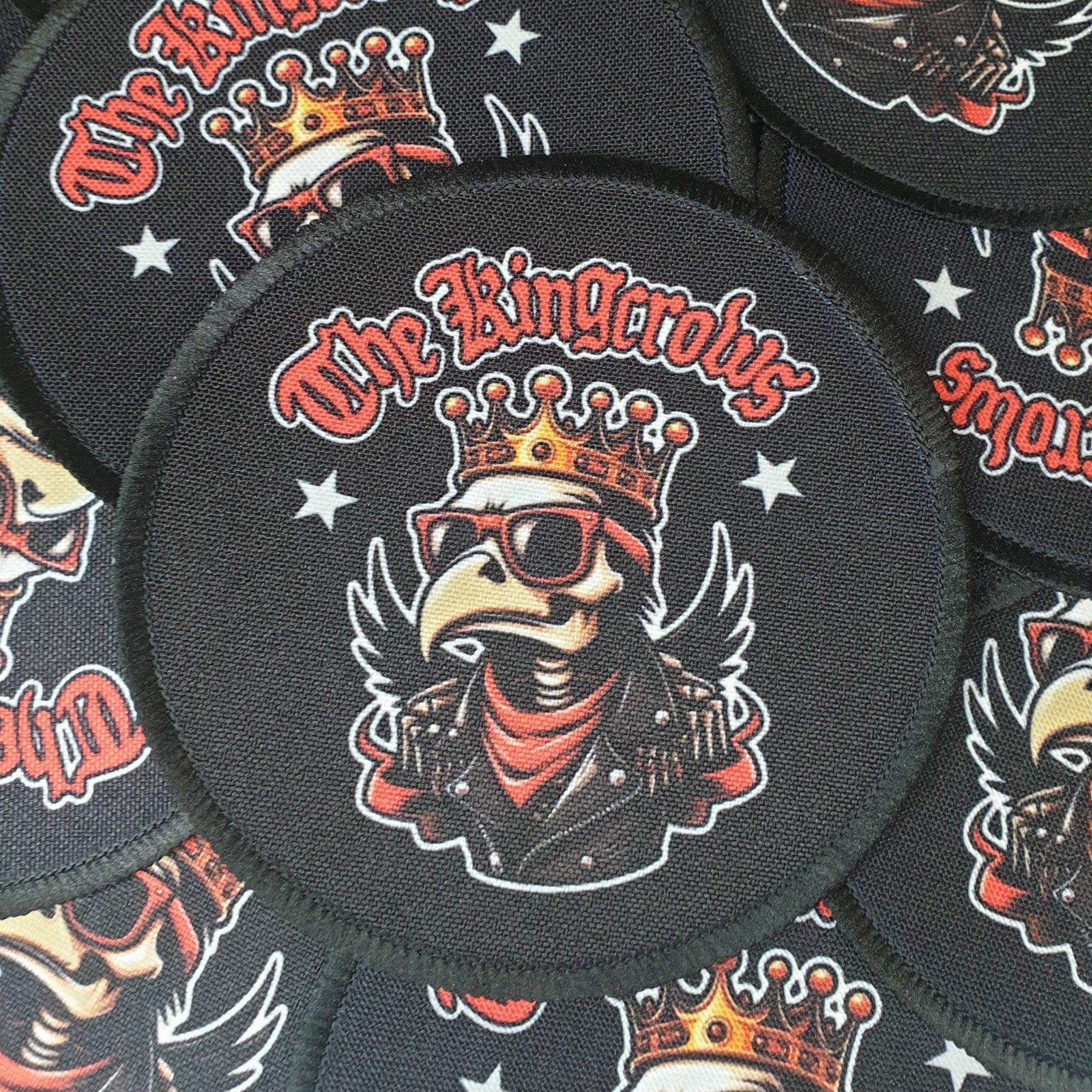 Custom printed circular patch for the kingscrows