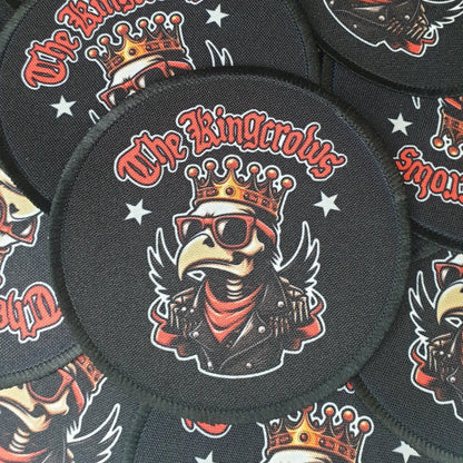 Custom printed circular patch for the kingscrows