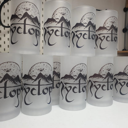 Custom frosted beer stein