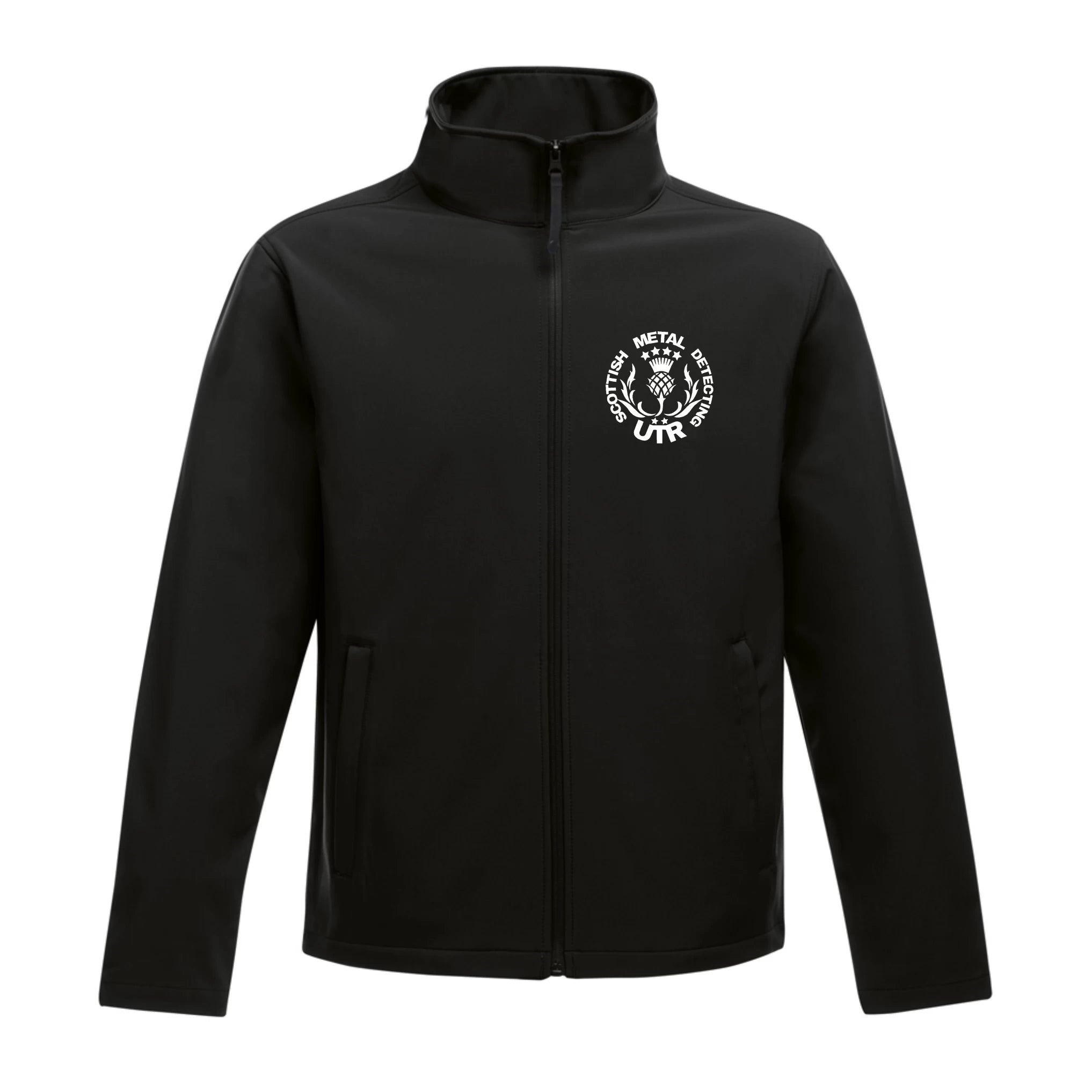 Black Soft Shell Jackets for Scottish Metal Detecting