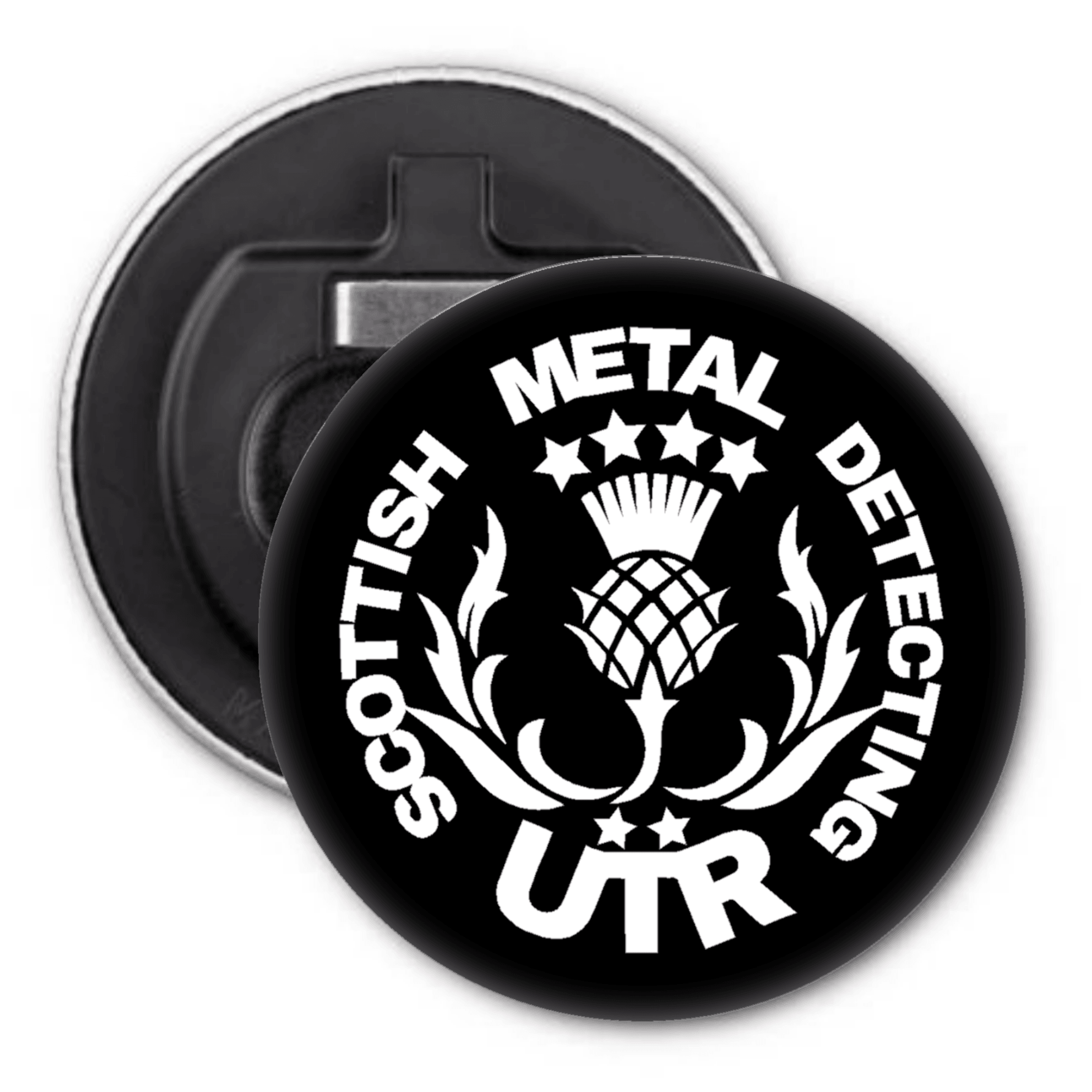 Scottish Metal Detecting UTR Logo Magnetic Bottle Opener