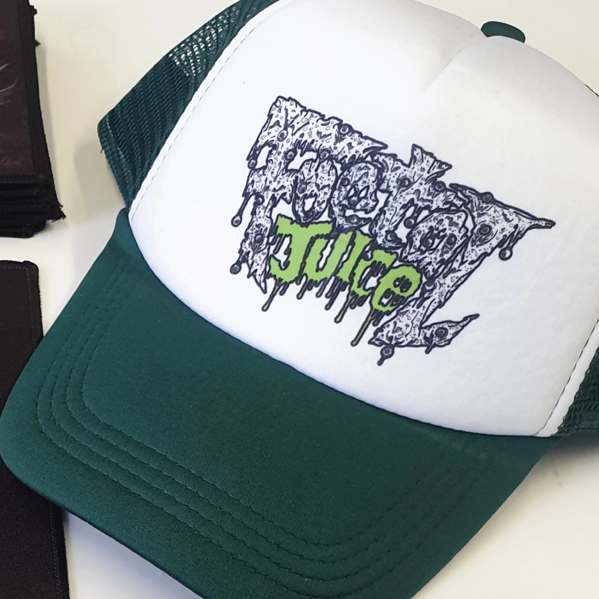 Bands custom trucker cap.