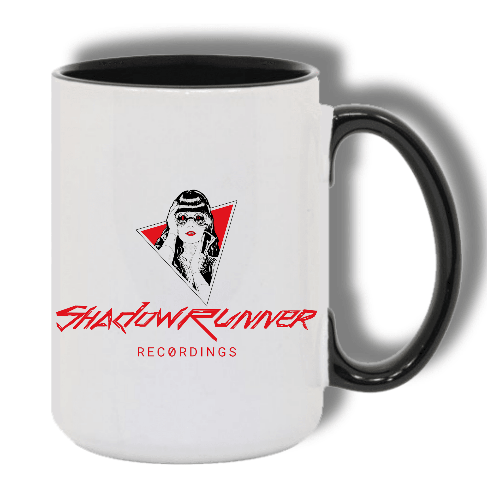 Shadowrunner Recordings Logo Ceramic Mugs