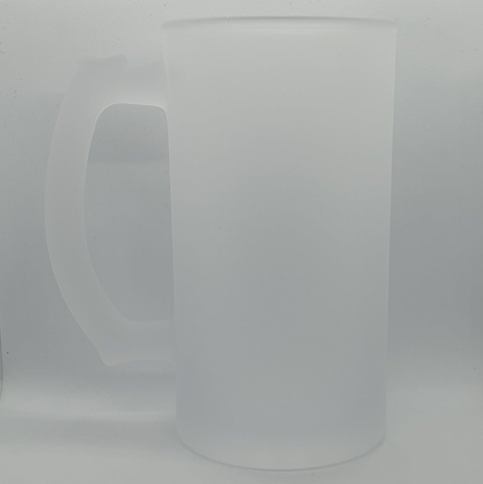 16oz beer stein frosted for customisation