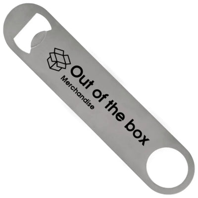 A stainless steel bar bade.