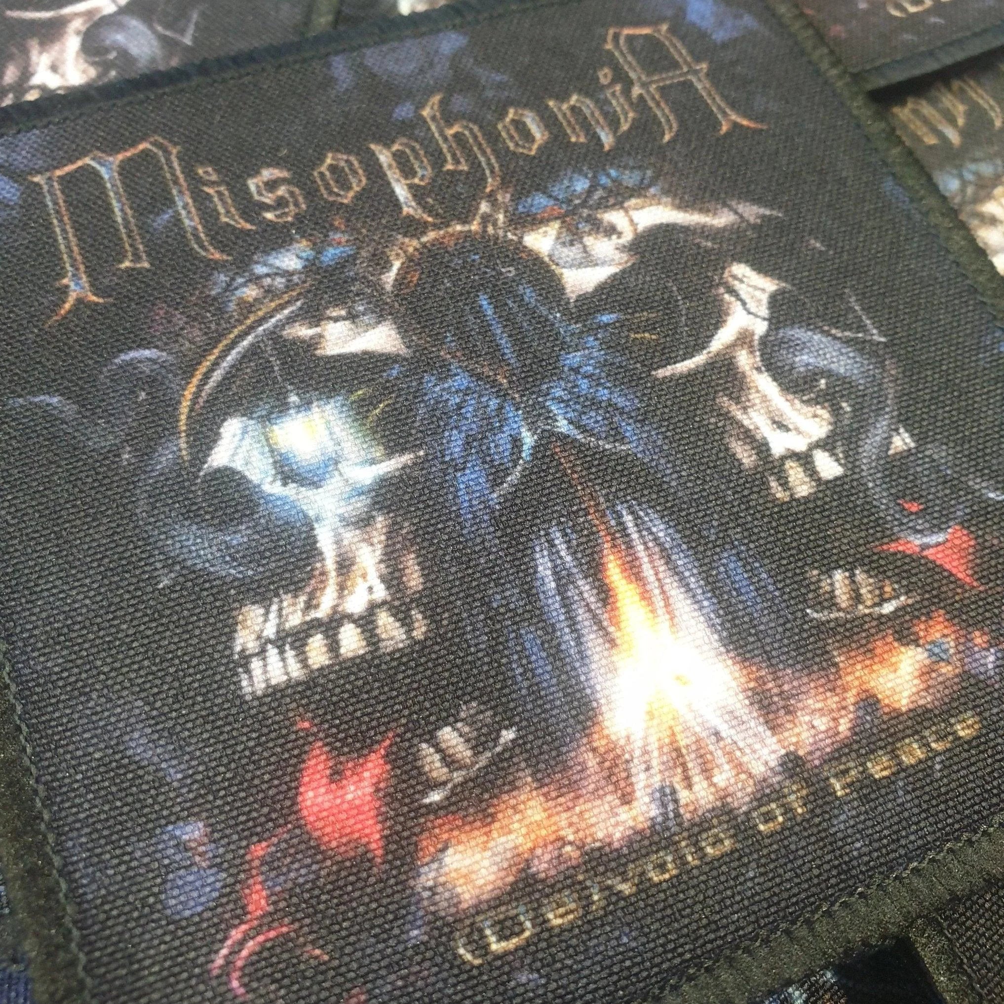 Custom death metal square patches