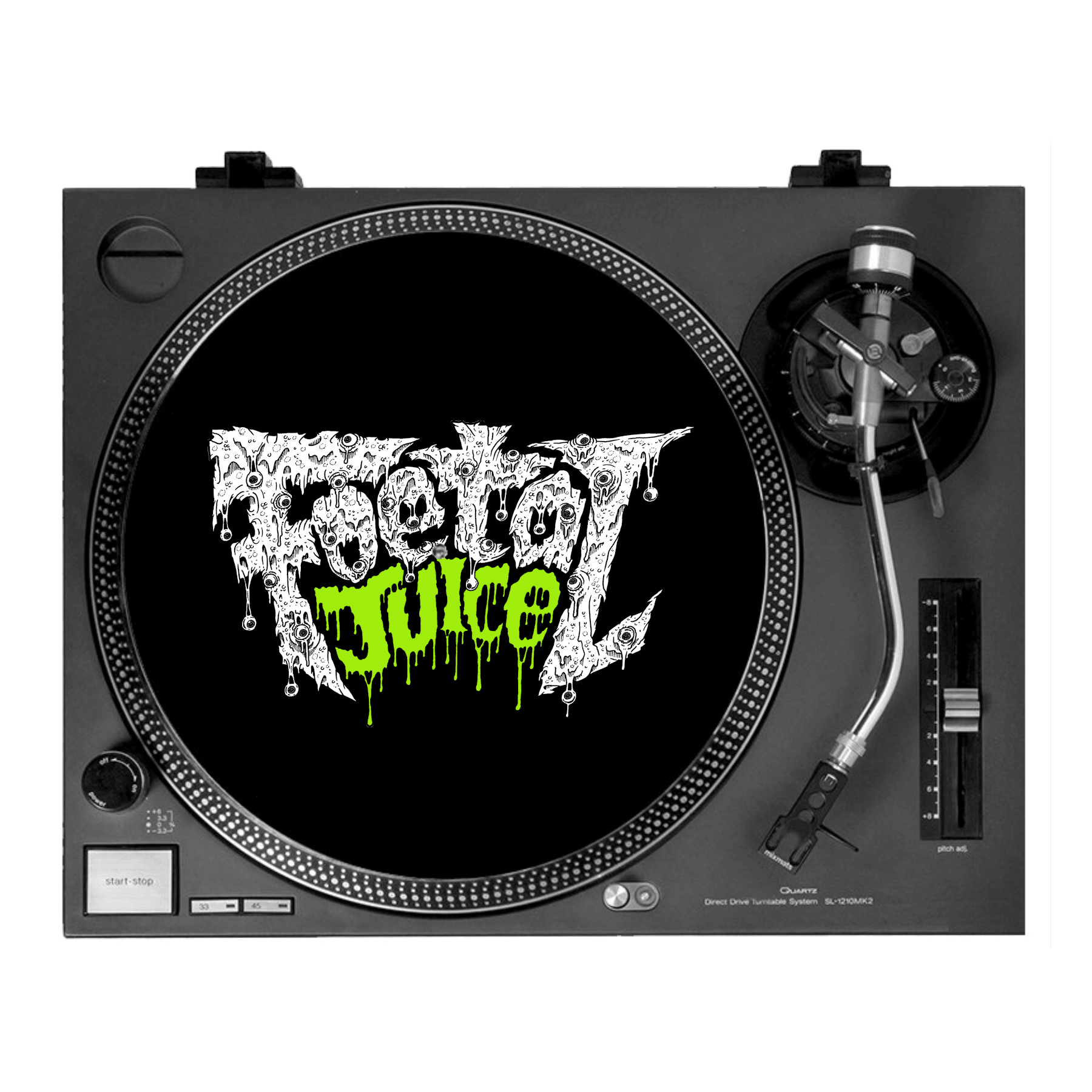 Foetal Juice twelve inch Logo Turntable Slipmat