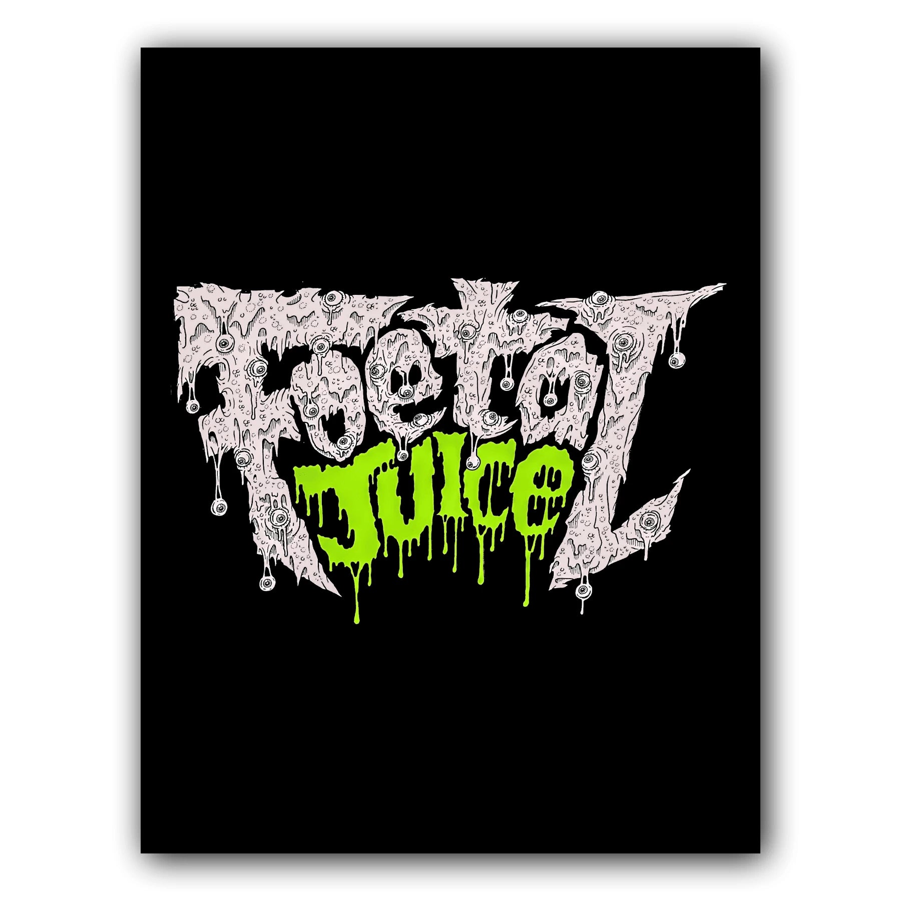 Pimp up your battle jacket with this Foetal Juice logo back patch.