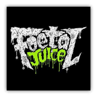 Sew these official square Foetal Juice patches onto your battle jacket.
