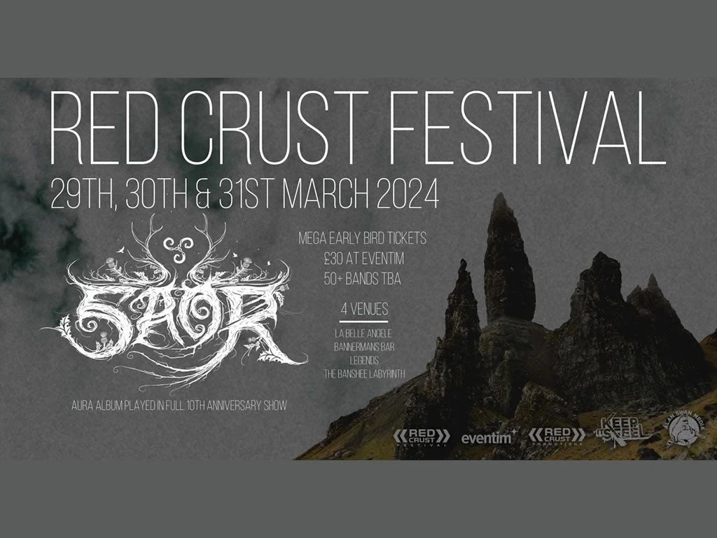 Red Crust Festival flyer line up 2.