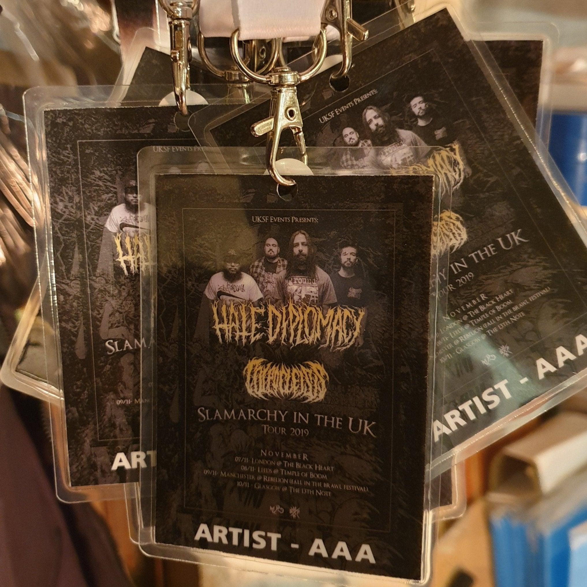 Tour passes for musicians