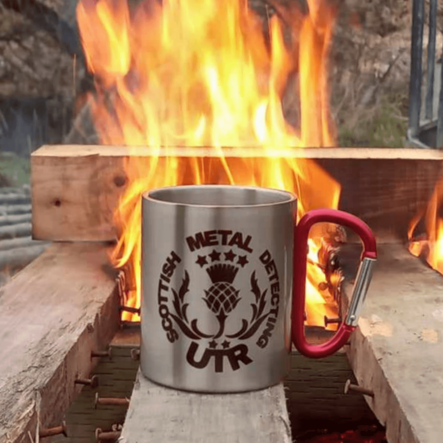 UTR Scottish Metal Detecting Carabiner Mug